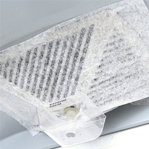 2pcs / Pack Universal Oil-absorbing Paper Non-woven Kitchen Hood Filter Anti Oil Cotton Hood Filters