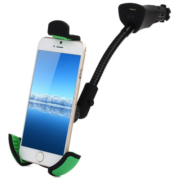 Car Smartphone Holder USB Battery Charger