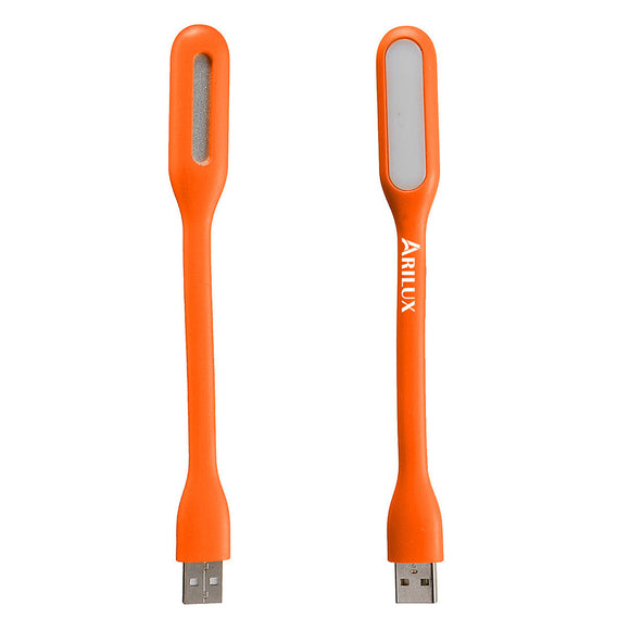 2pcs ARILUX HL-NL01 Orange Portable LED USB Light For Computer Notebook PC Laptop Power Bank