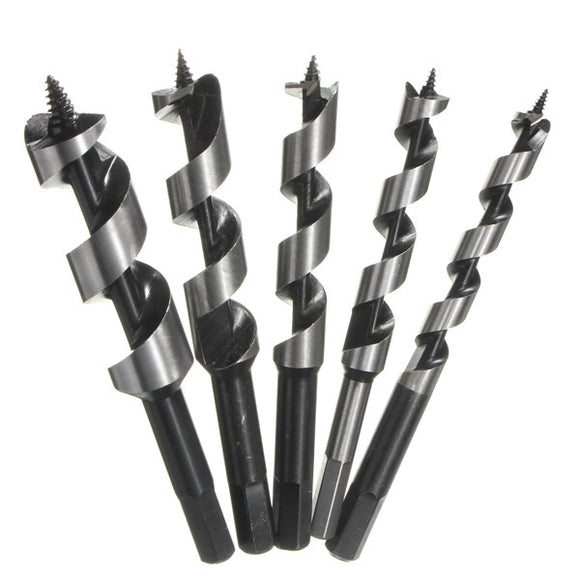 12-25mm Hex Shank Brad Point Drill SDS Auger Drill Bit Spiral Wood Drilling Tool