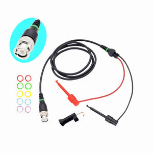 Y104X 1Pcs 1.1M  BNC To Test Hook Cable Q9 Oscilloscope Test Probe Leads