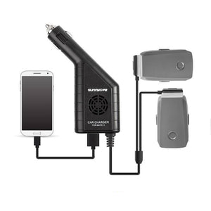 3 in 1 Battery USB Car Charger for DJI MAVIC 2 PRO/ZOOM RC Drone Remote Controller