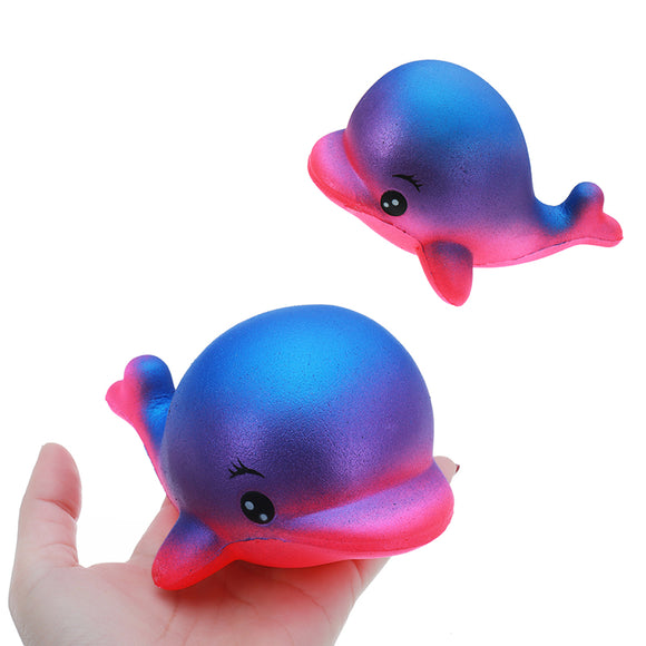 Dolphin Squishy 13.5cm Slow Rising Straps Scented Stretch Squeeze Kid Toy