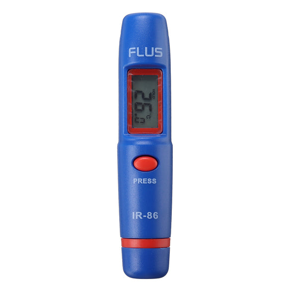 IR-86 Pen-type Digital Infrared Thermometer for Automotive Troubleshooting Air conditioning Cooking Portable Instant Read Non Contact Temperature Tester Measuring Tools