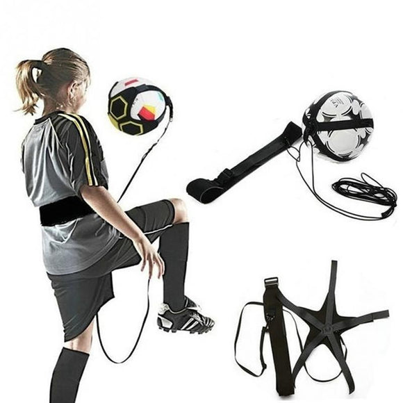 Football Kick Trainer Skill Soccer Training Equipment Adjustable Waist Belt