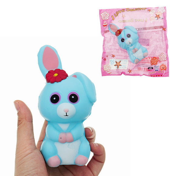 Long Ears Rabbit Squishy 12*6*6.5CM Slow Rising With Packaging Collection Gift Soft Toy