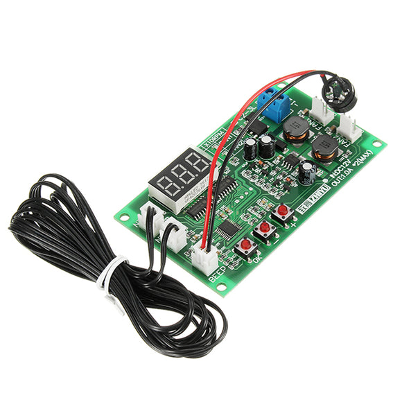 ZHIYU DC 12V 2 Way 3 Wire Fan Smart Temperature Controller With Temperature Speed Digital Display