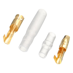 25/50 Sets 3.9mm Male & Female Bullet Connector Wire Colour Terminal Brass