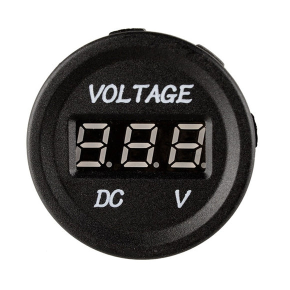 12-24V Car Volt Meterr Truck Motorcycle Voltage Display General Universal Volt Meterr LED Digital