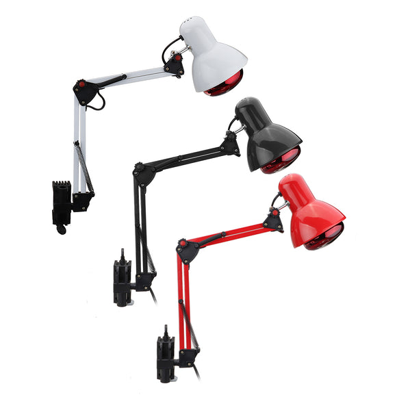 220V 100W Infrared Heat Lamp Therapy Light Therapeutic Pain Relief Health