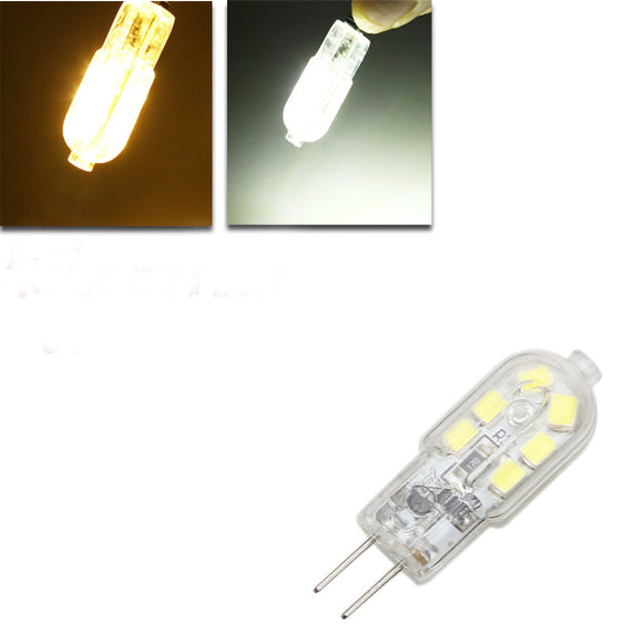 G4 LED Bulb 1.5W 120lm 12 SMD Pure White/Warm White Corn Light Spotlight AC/DC 12V