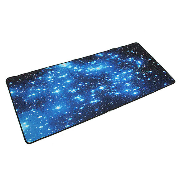 Blue Stars Anti-Slip Neoprene Large Computer Gaming Mouse Keyboard Desk Pad
