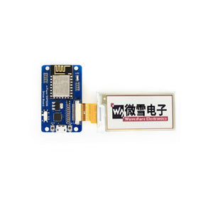 Waveshare 2.9 Inch Bare e-Paper Screen + Driver Board Onboard ESP8266 Module Wireless WiFi Red Black and White Display