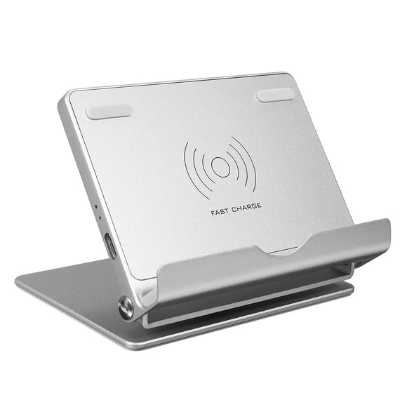 Bakeey TJ018 10W 9V 360 90 Degree Rotation Foldable Fast Wireless Charger for iPhone X Plus