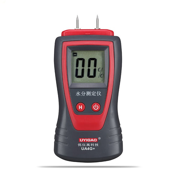 UYIGAO UA4G+ Wood Moisture Analyzer Tester Rapid Digital Humidity Business Wood Tester Detector 4 Pin Type