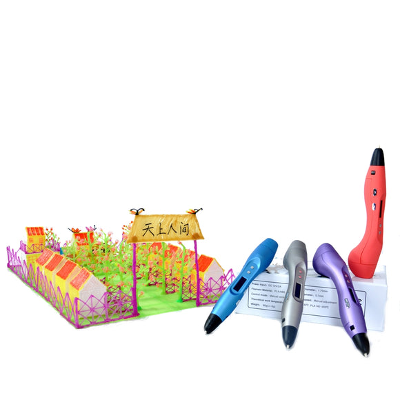 FUNWELL 3D Printing Pen V3 With OLED Screen ABS/PLA Speed Adjustable Printer Pen For Children