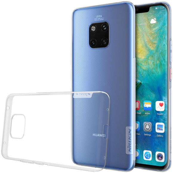 NILLKIN Transparent Shockproof Anti-slip Soft TPU Back Cover Protective Case for Huawei Mate 20 Pro