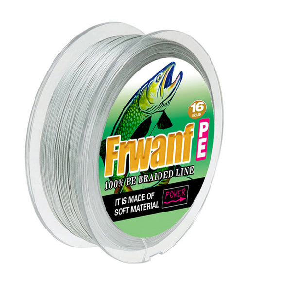 Multicolor Super Power PE Braid Line 300M 16 Strands Braided Fishing Line