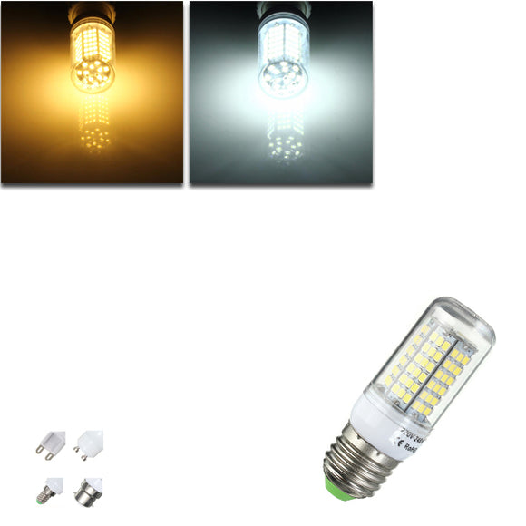 E27/E14/G9/GU10/B22 7W 2835 SMD LED Corn Bulb Warm/White 220V Home Lamp