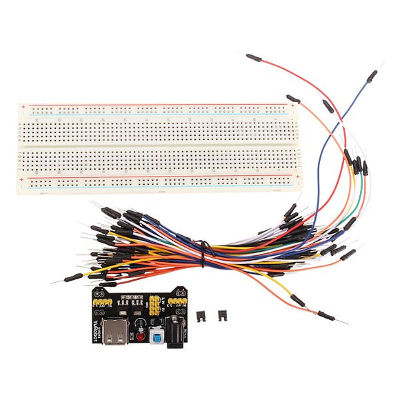 Geekcreit MB-102 MB102 Solderless Breadboard + Power Supply + Jumper Cable Kits For Arduino