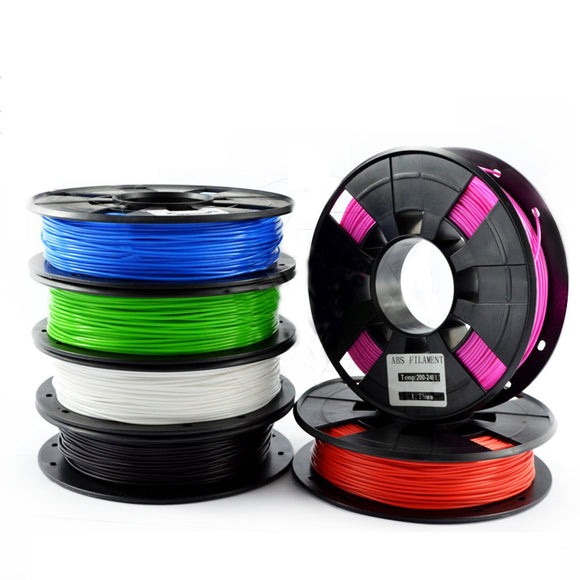TEVO 1KG 1.75mm Black/White/Blue/Orange/Green/Pink/Red Multi-Color ABS Filament for 3D Printer