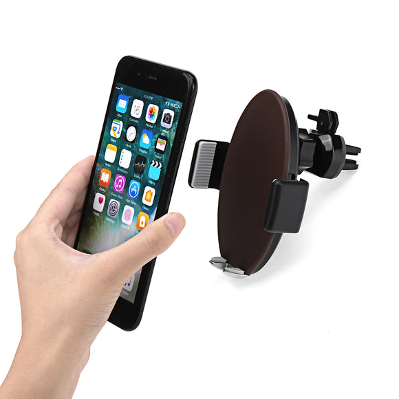 Qi Car Air Vent Fast Wireless Charger Phone Holder Touch Automatic Mount for iPhone X