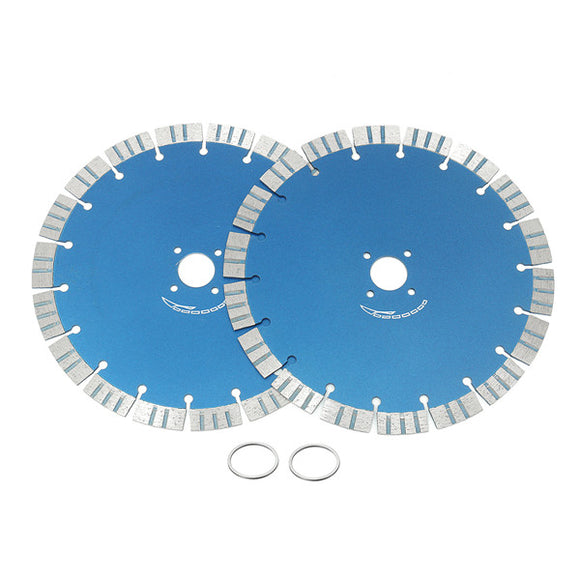 2pcs 230mm Diamond Cutting Blades Discs Concrete Cut Tool for Angle Grinder