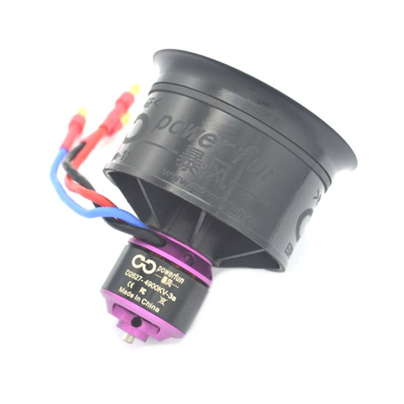 HTIRC 50mm 11 Blades Ducted Fan EDF Unit With 3S D2627 4900KV Brushless Motor For RC Airplane