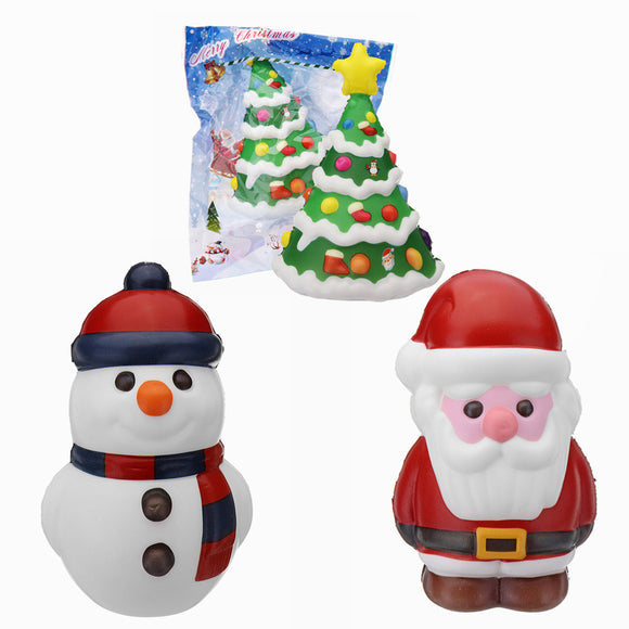 Cooland Santa Claus Christmas Snowman Tree Squishy Soft Slow Rising With Packaging