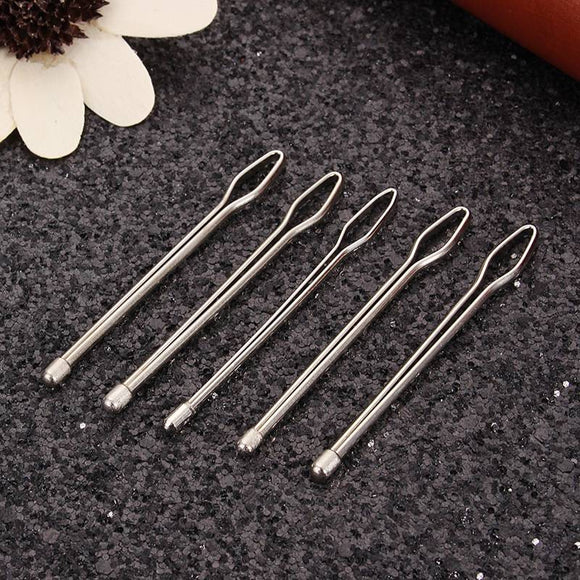 1PC Stainless Steel Sewing Loop Turner Hook For Turning Fabric Tubes Straps Belts Strips Tools Kit