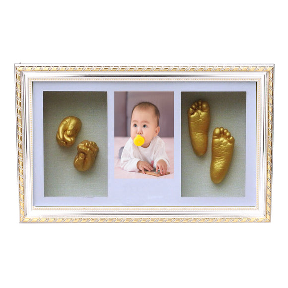 3D Hand Foot Casting Newborn Baby Footprint Photo Frame