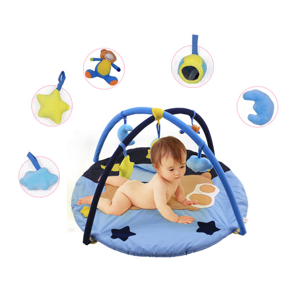 Blue Bear Baby Play Mat Activity Gym Newborn Infant Game Playmat Crawling Carpet