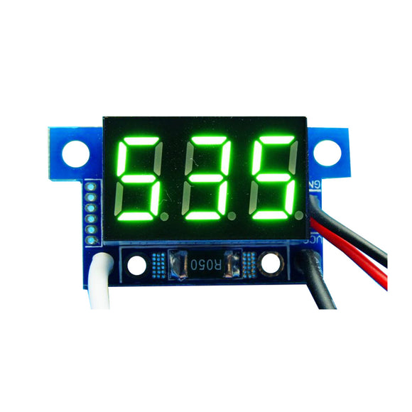 3pcs Green Light Mini 0.36 Inch DC Current Meter DC0-999mA 4-30V Digital Display With Reverse Connection Protection Ammeter