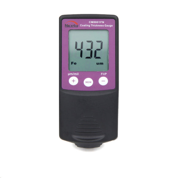 CM8801FN Thickness Gauge Fe and NFe 2 in 1 Car Body Paint Gauge Coating Thickness Meter Film Thickn