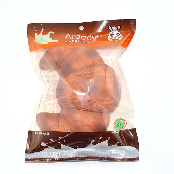 Areedy 18cm Croissant Squishy Scented Super Slow Rising Bread With Original Package