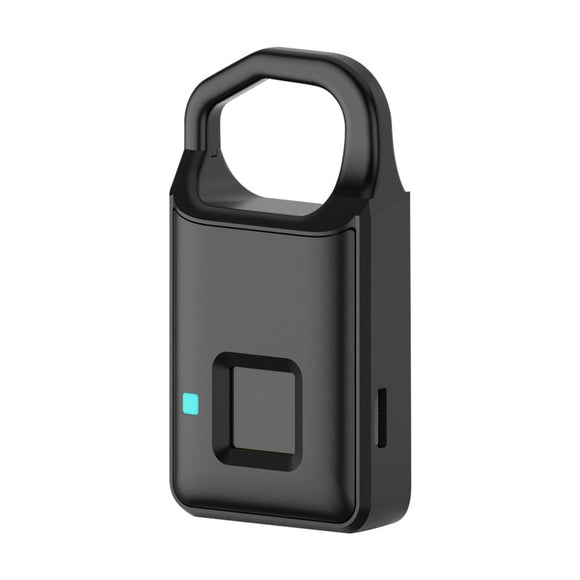 IPRee USB Smart Electronic Fingerprint Padlock Anti-theft Suitcase Bag Safety Lock Outdoor Travel