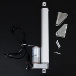 Aluminum 8 inch 200mm 12V 1000N 225LB 12mm/s Miniature DC Electric Linear Actuator Motor