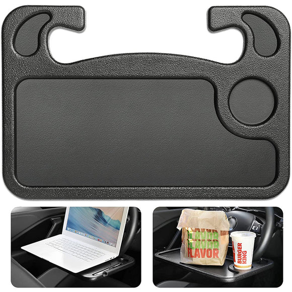 Auto Steering Wheel Desk Car Meal Plate Laptop Tablet Notebook Travel Table