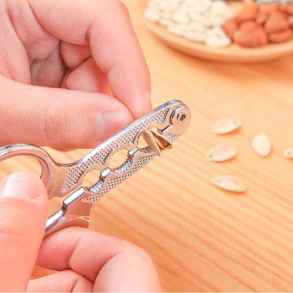 Alloy Multi-function Melon Seeds Tools Pliers Sheller Lazy Pine Scissors