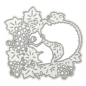 7.3 x 7.1 cm Squirrel Pattern Scrapbooking DIY Album Card Paper Craft Maker Metal Cutting Die