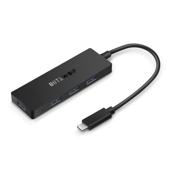 BlitzWolf BW-TH3 4 in 1 Type-C to 4-Port USB3.0 Data Hub with OTG Function