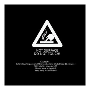 200x200mm Frosted Heated Bed Platform Sticker For 3D Printer Wanhao i3