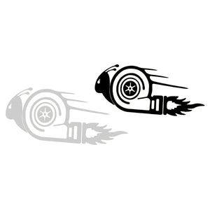 15x7.5CM Stylish Turbo Snail Car Stickers DUB Drift Race Car Styling Decals