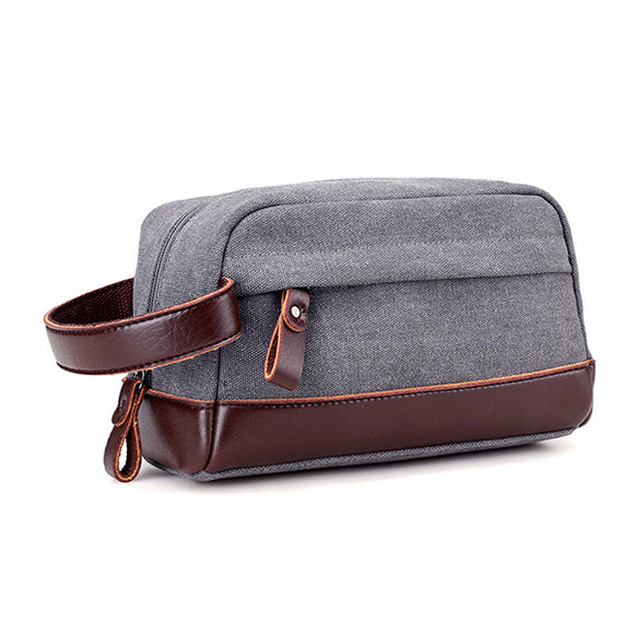 Canvas Large Capacity Casual Clutches Bag Portable Card Holder Phone Bag Key Coin Bag