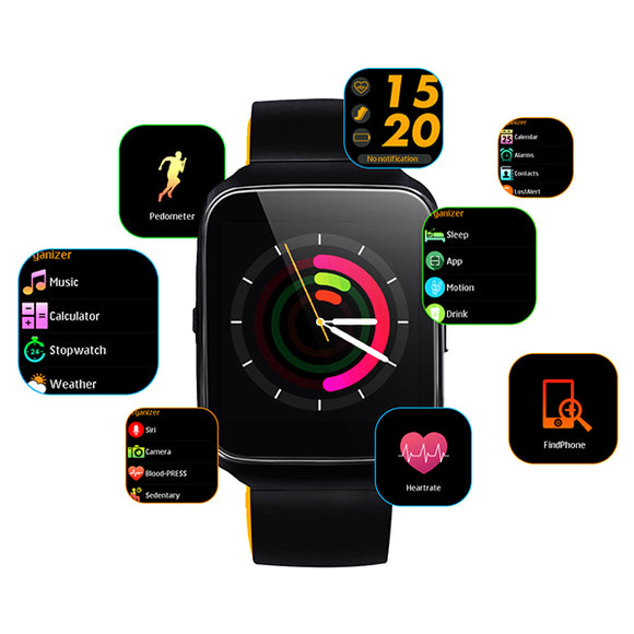 KALOAD Z40  Blood Pressure Heart Rate Monitor Bluetooth Camera Smart Watch