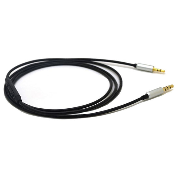 3.5mm-2.5mm Male Audio Cable Adapter with Remote Mic for iPhone to Earphone Headphone