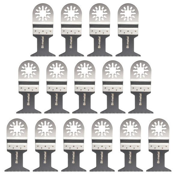 15pcs 45mm Bi-metal Saw Blades Oscillating Multitool Power Tool Accessories