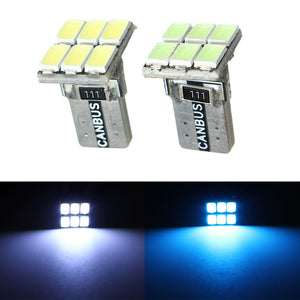 T10 5730 6SMD Canbus Error Free LED Side Marker Lights Car Wedge Lamp Bulb