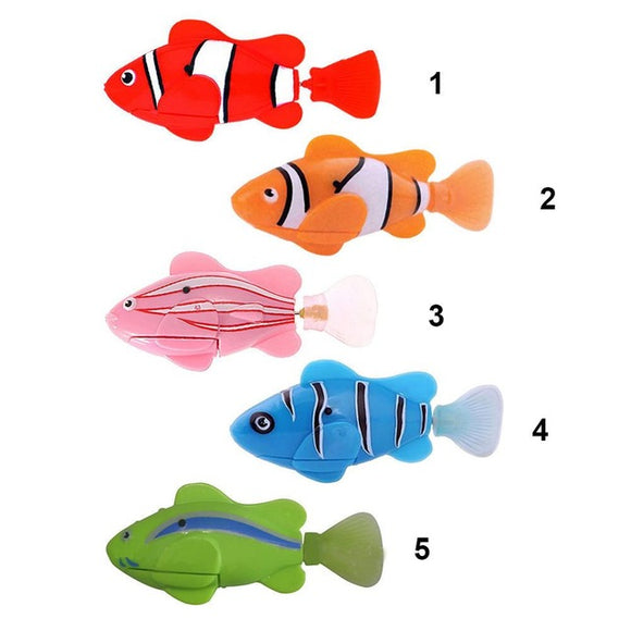 Swim Electronic Robofish Activated Battery Powered Robo Pet Toys fish Robotic Pet for Fishing Tank