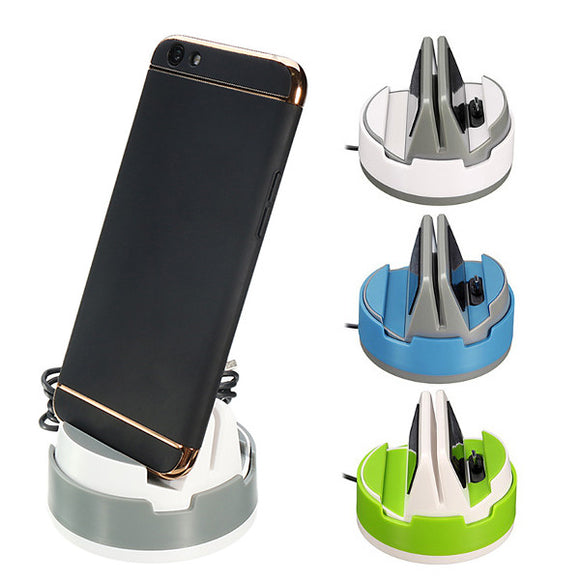 Universal 360 Rotating Micro USB Desktop Car Holder Charger Power Charging For Android Mobile phone